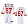 Kansas City Chiefs Travis Kelce White 60th Anniversary Game Jersey - Robokeg