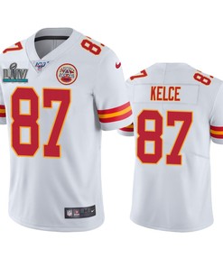 Kansas City Chiefs Travis Kelce White Super Bowl Liv Vapor Limited Jersey - Robokeg