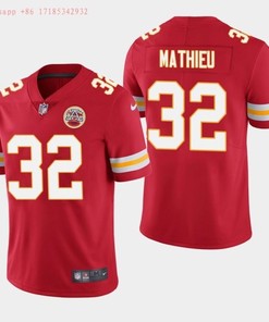 Kansas City Chiefs Tyrann Mathieu #32 2020 Nfl Red Jersey Jersey - Robokeg