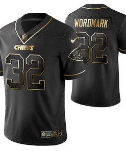 Kansas City Chiefs Tyrann Mathieu 32 2021 Nfl Golden Brandedition Black Jersey Gift For Chiefs Fans - Robokeg