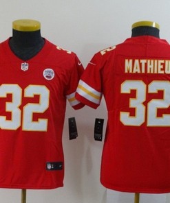 Kansas City Chiefs Tyrann Mathieu #32 Nfl 2020 Red Orange Jersey - Robokeg