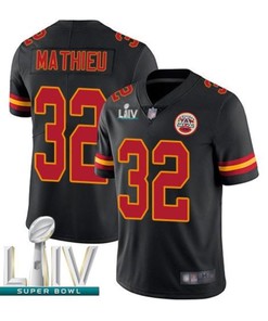 Kansas City Chiefs Tyrann Mathieu #32 Nfl Black Jersey - Robokeg