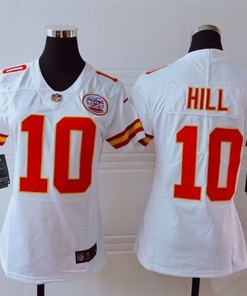 Kansas City Chiefs Tyreek Hill #10 Nfl 2020 White Womens Jersey - Robokeg