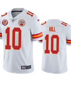 Kansas City Chiefs Tyreek Hill White 60th Anniversary Vapor Limited Jersey - Robokeg