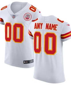 Kansas City Chiefs Vapor Untouchable Elite Custom Jersey White Custom Jerseys Nfl - Robokeg