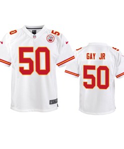 Kansas City Chiefs Willie Gay Jr. White 2020 Nfl Draft Game Jersey - Robokeg