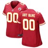 Kansas City Chiefs Womens Custom Game Jersey - Red Custom Jerseys Nfl - Robokeg