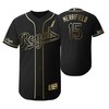 Kansas City Royals #15 Whit Merrifield Mlb 2019 Golden Brandedition Black Jersey Gift For Royals Fans - Robokeg