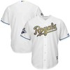 Kansas City Royals 2015 World Series Champions Gold Program Cool Base Jersey - White - Robokeg