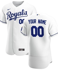 Kansas City Royals 2020 Mlb Personalized Custom White Custom Jersey - Robokeg
