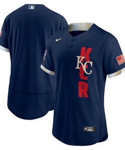 Kansas City Royals 2021 Mlb All-star Game Jersey - Navy - Robokeg