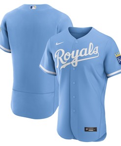Kansas City Royals 2022 Alternate Authentic Jersey Light Blue Mlb - Robokeg