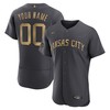 Kansas City Royals 2022 Mlb All-star Game Authentic Custom Jersey - Charcoal Custom Jerseys Mlb Ver 1 - Robokeg