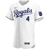 Kansas City Royals Alex Gordon #4 2020 Mlb White Jersey - Robokeg