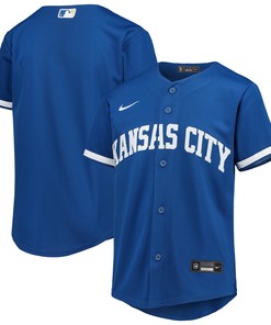 Kansas City Royals Alternate Replica Team Jersey - Royal Mlb - Robokeg