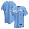 Kansas City Royals Alternate Replica Team Logo Jersey Light Blue Mlb - Robokeg
