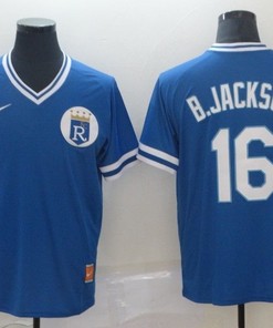 Kansas City Royals Bo Jackson #16 2020 Mlb Navy Blue Jersey - Robokeg