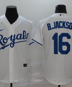 Kansas City Royals Bo Jackson #16 2020 Mlb White Jersey - Robokeg
