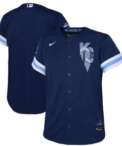 Kansas City Royals Infant 2022 City Connect Replica Jersey - Navy Mlb - Robokeg