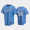 Kansas City Royals Jersey, Royals 56 Brad Keller Alternate Jersey Light Blue Jersey - Robokeg