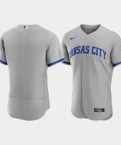 Kansas City Royals Men's 2022-23 Road Jersey - Gray Jersey - Robokeg