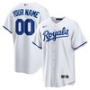 Kansas City Royals Replica Custom Jersey - White Custom Jerseys Mlb Ver 1 - Robokeg