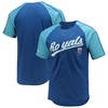 Kansas City Royals Stitches Button-down Raglan Replica Jersey - Royal Mlb - Robokeg