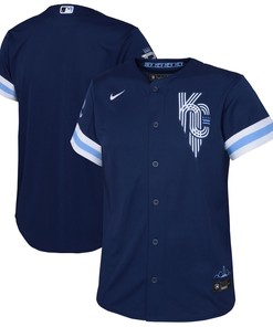 Kansas City Royals Toddler 2022 City Connect Replica Jersey - Navy Mlb - Robokeg