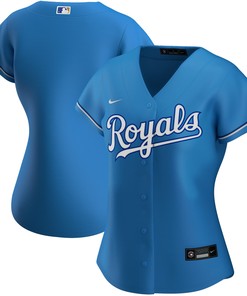 Kansas City Royals Womens Alternate Replica Team Jersey Light Blue Mlb - Robokeg