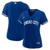Kansas City Royals Womens Alternate Replica Team Logo Jersey Royal Mlb - Robokeg