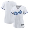 Kansas City Royals Womens Home Replica Team Logo Jersey White Mlb - Robokeg