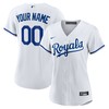 Kansas City Royals Womens Replica Custom Jersey - White Custom Jerseys Mlb - Robokeg