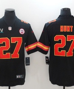 Kareem Hunt #27 Kansas City Chiefs 2020 Nfl Black Jersey Jersey - Robokeg