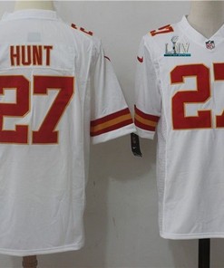 Kareem Hunt #27 Kansas City Chiefs 2020 Nfl White Jersey Jersey - Robokeg