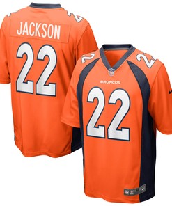 Kareem Jackson Denver Broncos Game Jersey - Orange Nfl - Robokeg