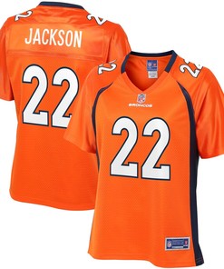 Kareem Jackson Denver Broncos Nfl Pro Line Womens Primary Player Jersey - Orange - Robokeg