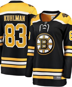 Karson Kuhlman Boston Bruins Fanatics Branded Womens Home Breakaway Player Jersey - Black Nhl - Robokeg