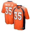 Kary Vincent Jr. Denver Broncos Game Jersey - Orange Nfl - Robokeg