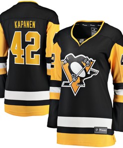 Kasperi Kapanen Pittsburgh Penguins Fanatics Branded Womens Home Breakaway Jersey - Black Nhl - Robokeg