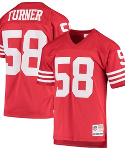 Keena Turner San Francisco 49ers Mitchell & Ness 1982 Replica Legacy Throwback Player Jersey - Scarlet Nfl - Robokeg
