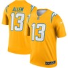 Keenan Allen Los Angeles Chargers Inverted Legend Jersey - Gold Nfl - Robokeg
