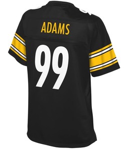 Keion Adams Pittsburgh Steelers Nfl Pro Line Womens Player Jersey - Black - Robokeg
