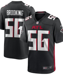 Keith Brooking Atlanta Falcons Game Retired Player Jersey - Black Nfl - Robokeg