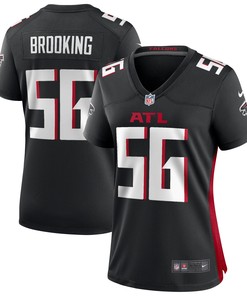 Keith Brooking Atlanta Falcons Womens Game Retired Player Jersey - Black Nfl - Robokeg
