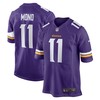 Kellen Mond Minnesota Vikings Game Jersey - Purple Nfl - Robokeg