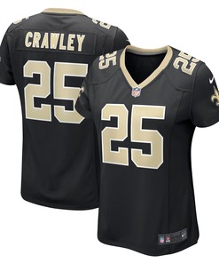 Ken Crawley New Orleans Saints Womens Game Jersey - Black Nfl - Robokeg