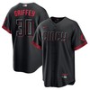 Ken Griffey Jr. 30 Cincinnati Reds 2023 City Connect Men Jersey - Black - Robokeg