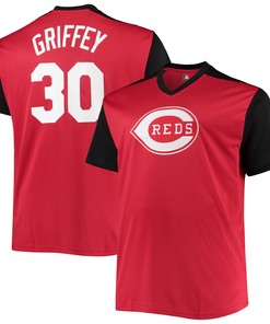 Ken Griffey Jr. Cincinnati Reds Cooperstown Collection Replica Player Jersey - Red/black Mlb - Robokeg