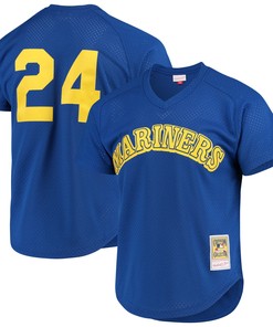 Ken Griffey Jr Seattle Mariners Mitchell And Ness Cooperstown Mesh Batting Practice Jersey Royal Mlb - Robokeg