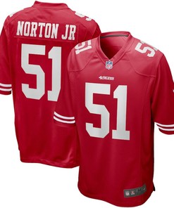 Ken Norton Jr. San Francisco 49ers Nike Game Retired Player Jersey - Scarlet - Robokeg